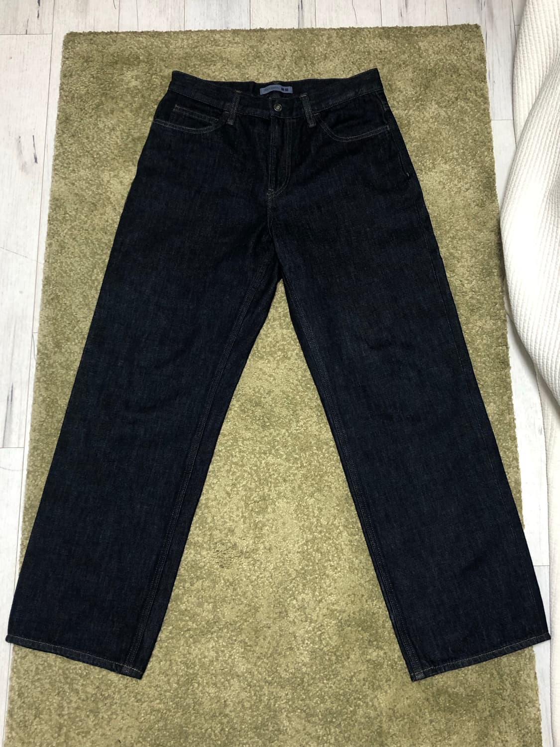 유니클로 jw 앤더슨 스트레이트 진 navy 상품이미지1