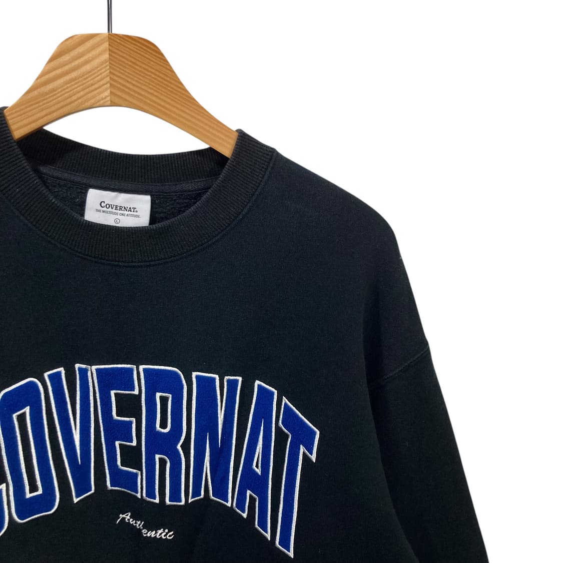 커버낫 블랙 맨투맨 상품이미지3