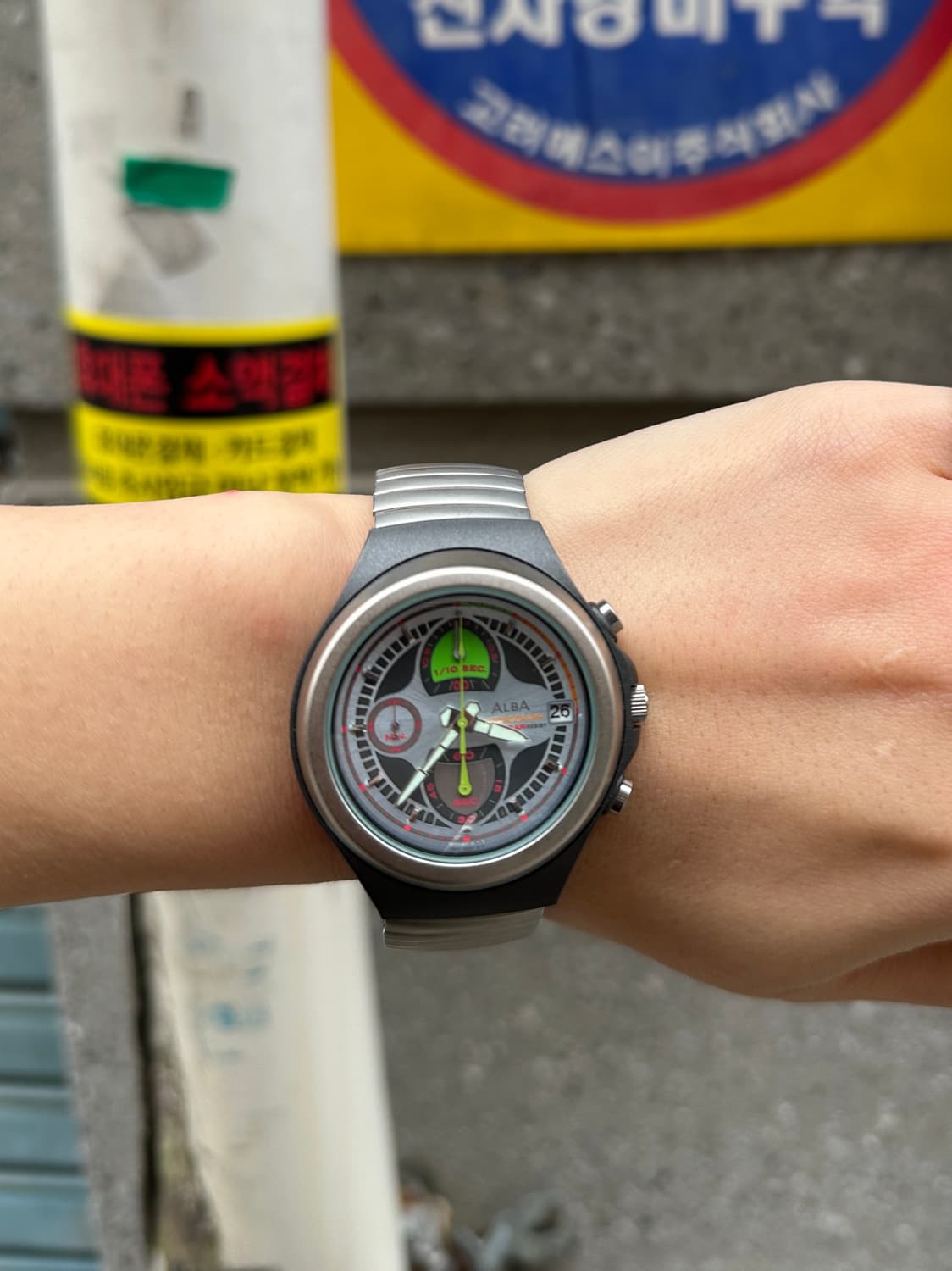 Seiko Alba AKA Chronograph Watch🦠 상품이미지2