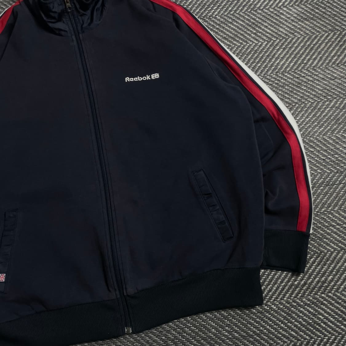 90s 리복 올드스쿨 사이드라인 트랙탑 스웻 져지o 5029 상품이미지2