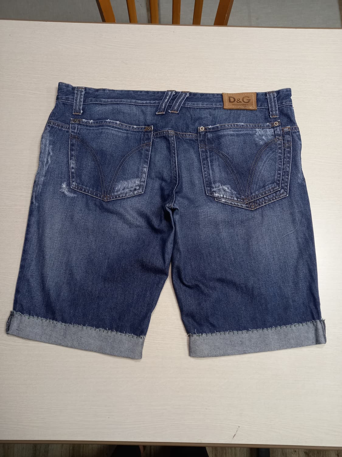 40 DOLCE&GABBANA 데미지워싱 커팅 반바지 40-35 상품이미지2