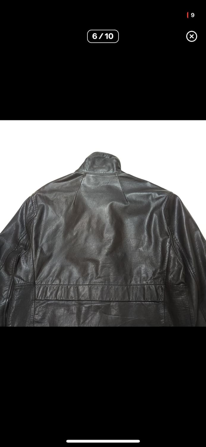 코데즈컴바인 하이넥 레더자켓 상품이미지6