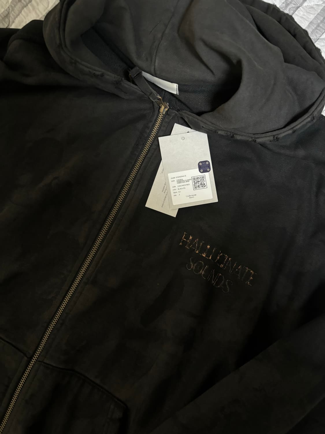 언더마이카 코티드 후드집업 상품이미지2