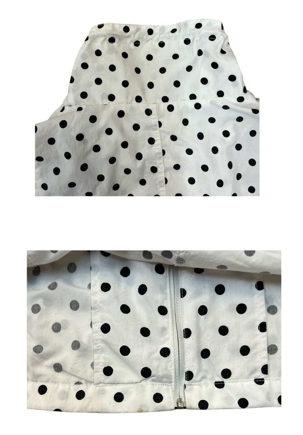 도트 스프링 자켓 화이트 100 #csz2090 상품이미지7