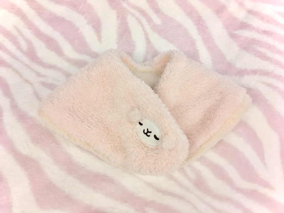 꿈꾸는 양 퍼 목도리 히메갸루 연핑크 머플러 조지후쿠 헤이세이 상품이미지2