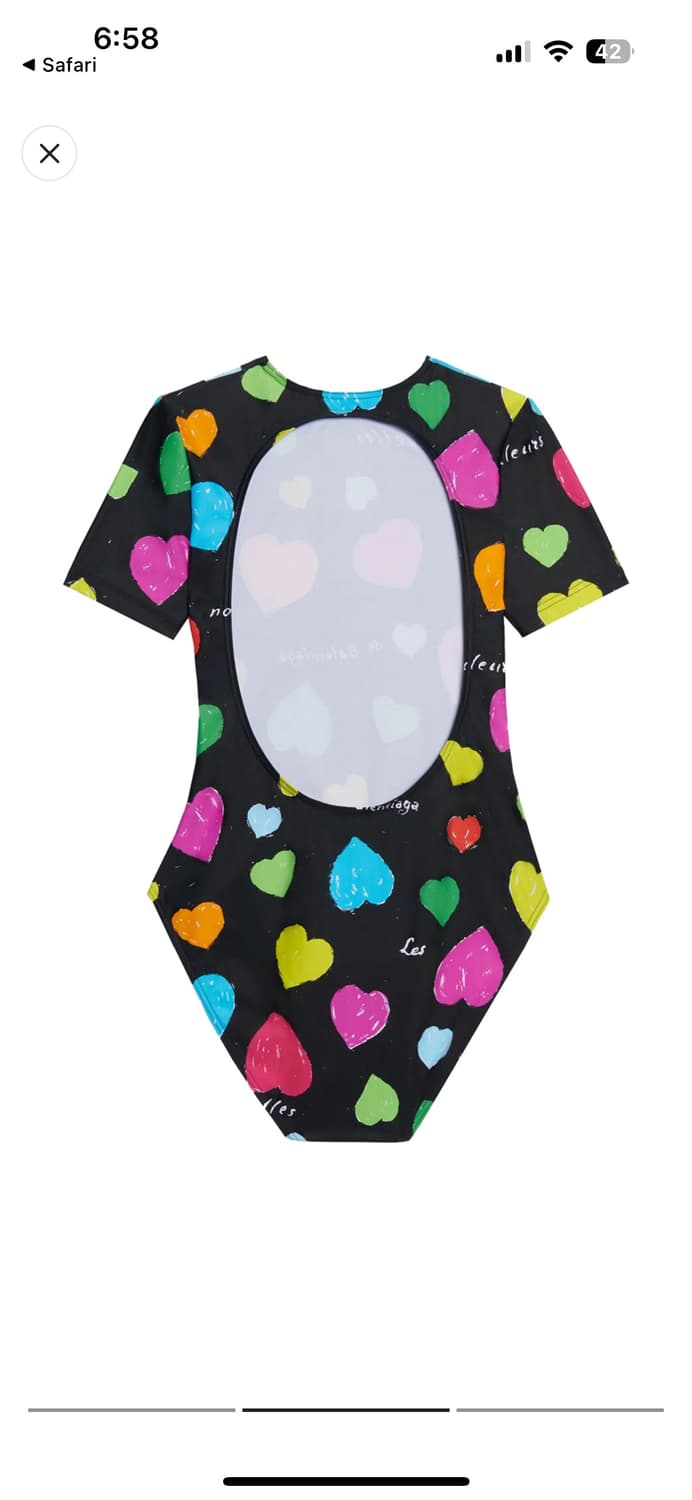 발렌시아가 반팔 원피스 수영복 xs (새제품) 상품이미지6