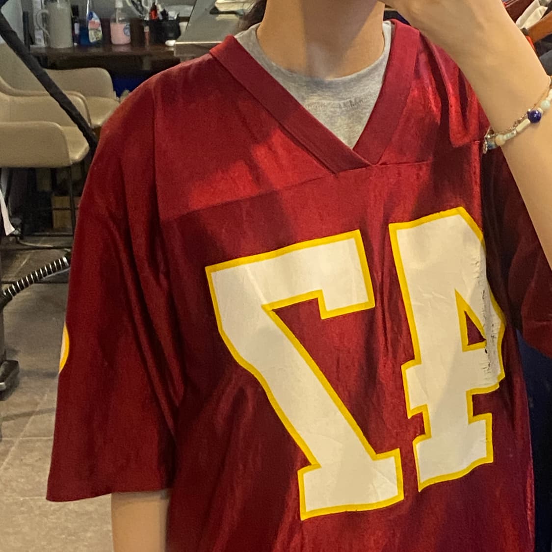 [NO.9] NFL 풋볼 져지 반팔티 레드 상품이미지3