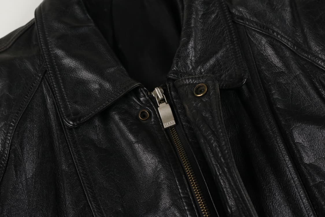 [L] 빈티지 소가죽 블루종 자켓 상품이미지3