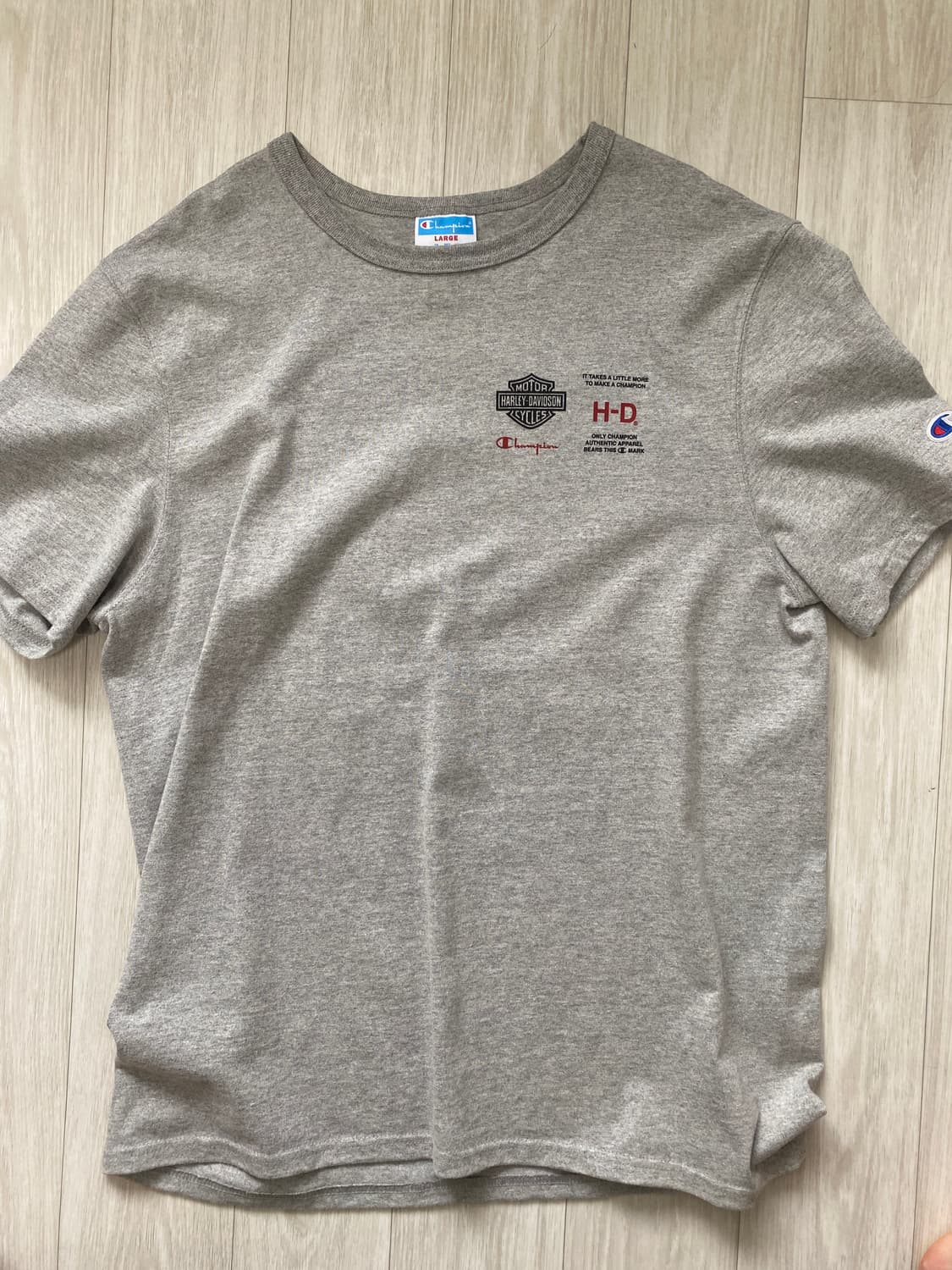 챔피온x할리데이비슨 티셔츠 상품이미지2