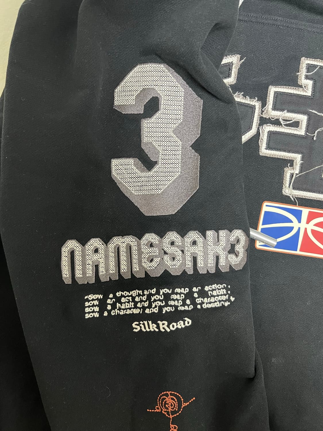 NAMESAKE BLACK SAVA HOODIE L SIZE 상품이미지6