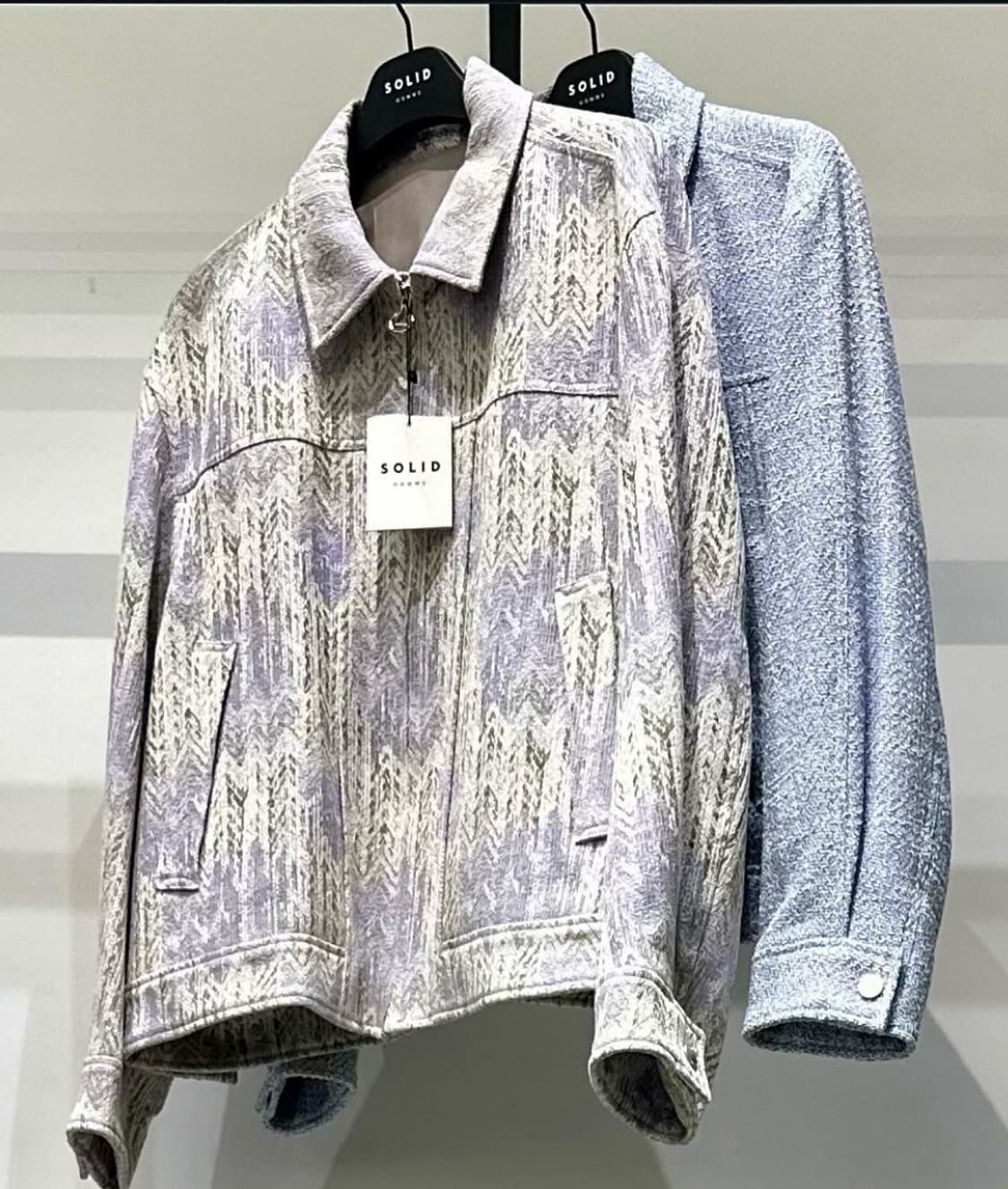 솔리드옴므 트위드 자켓 105사이즈 상품이미지1