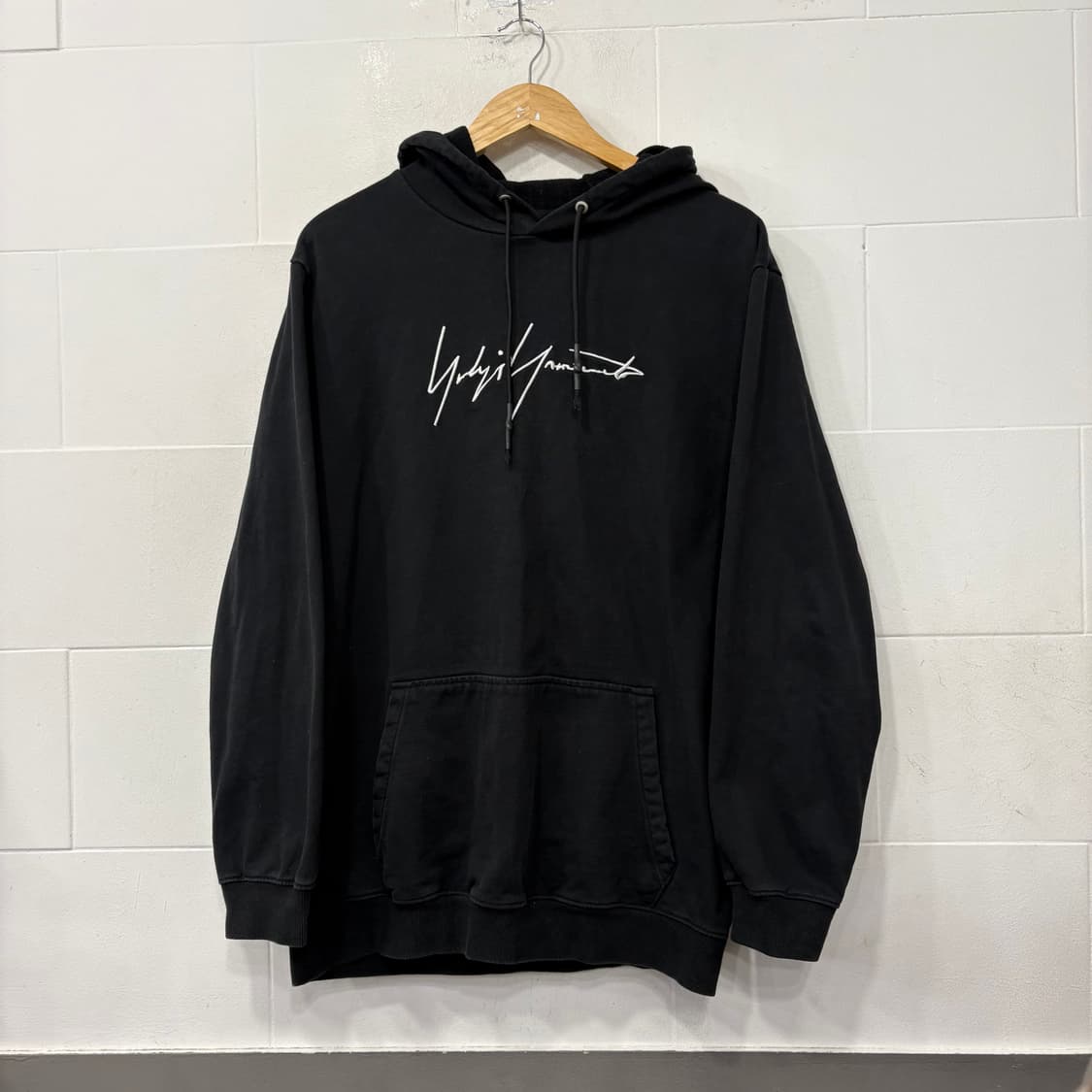 Y-3 요지야마모토 레터링 후드티  상품이미지1