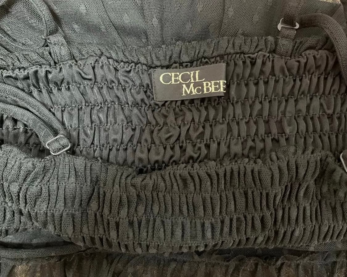 세실맥비 도트 레이어드 나시 상품이미지2