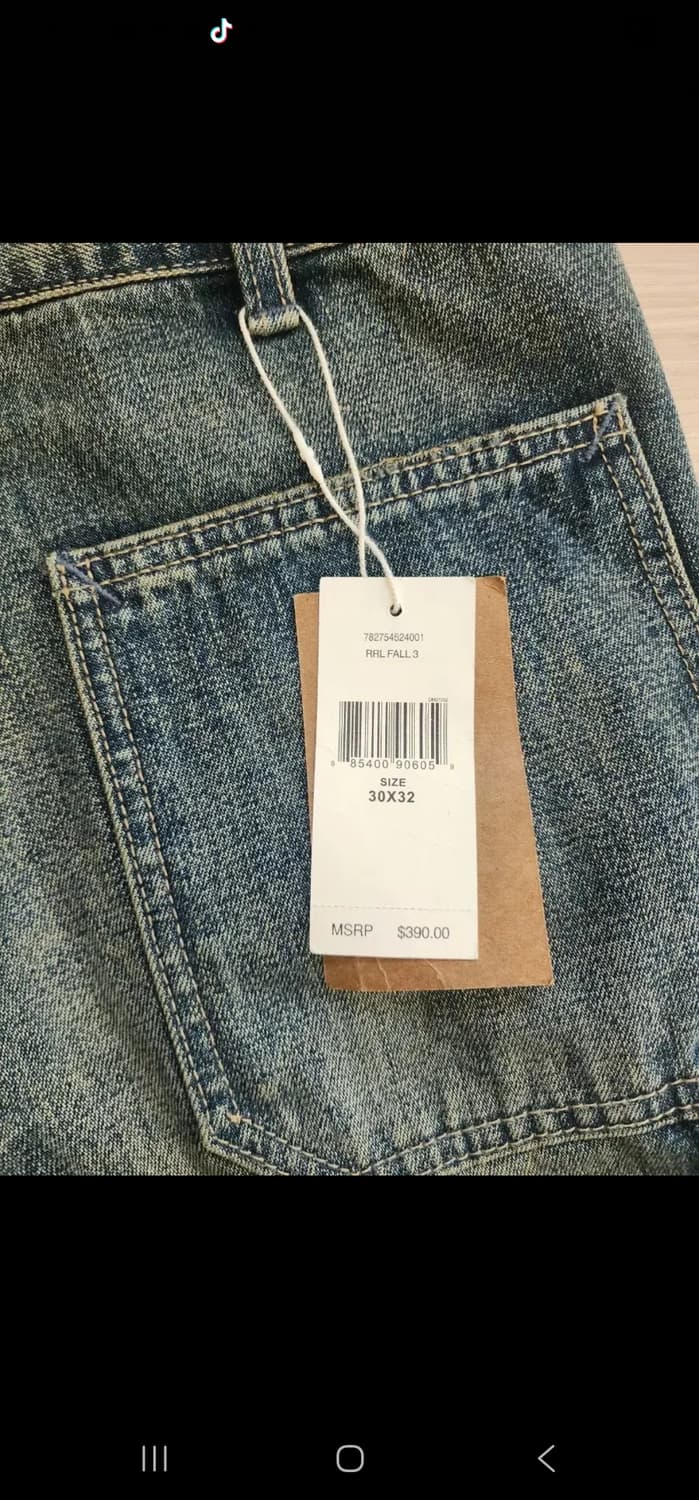 더블알엘 카펜터 데님 팬츠 새제품  상품이미지3