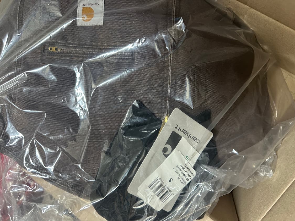 OG 디트로이트 자켓 토바코/블랙 스톤 캔버스 새제품 칼하트윕 wip 상품이미지3