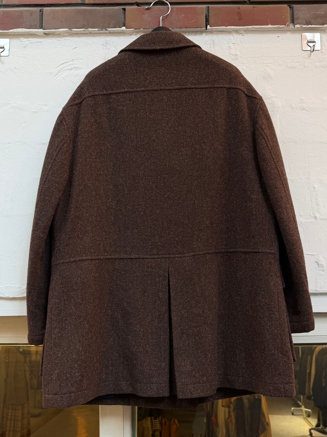 Krizia Jeans 라나 울 더블 하프 코트 40 상품이미지10