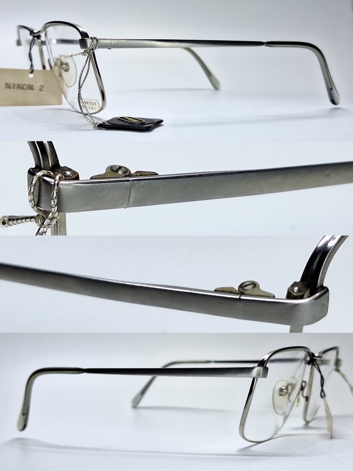 80s 일본제 빈티지 데드스톡 미사용/니콘 FB911 안경테 52mm  상품이미지4