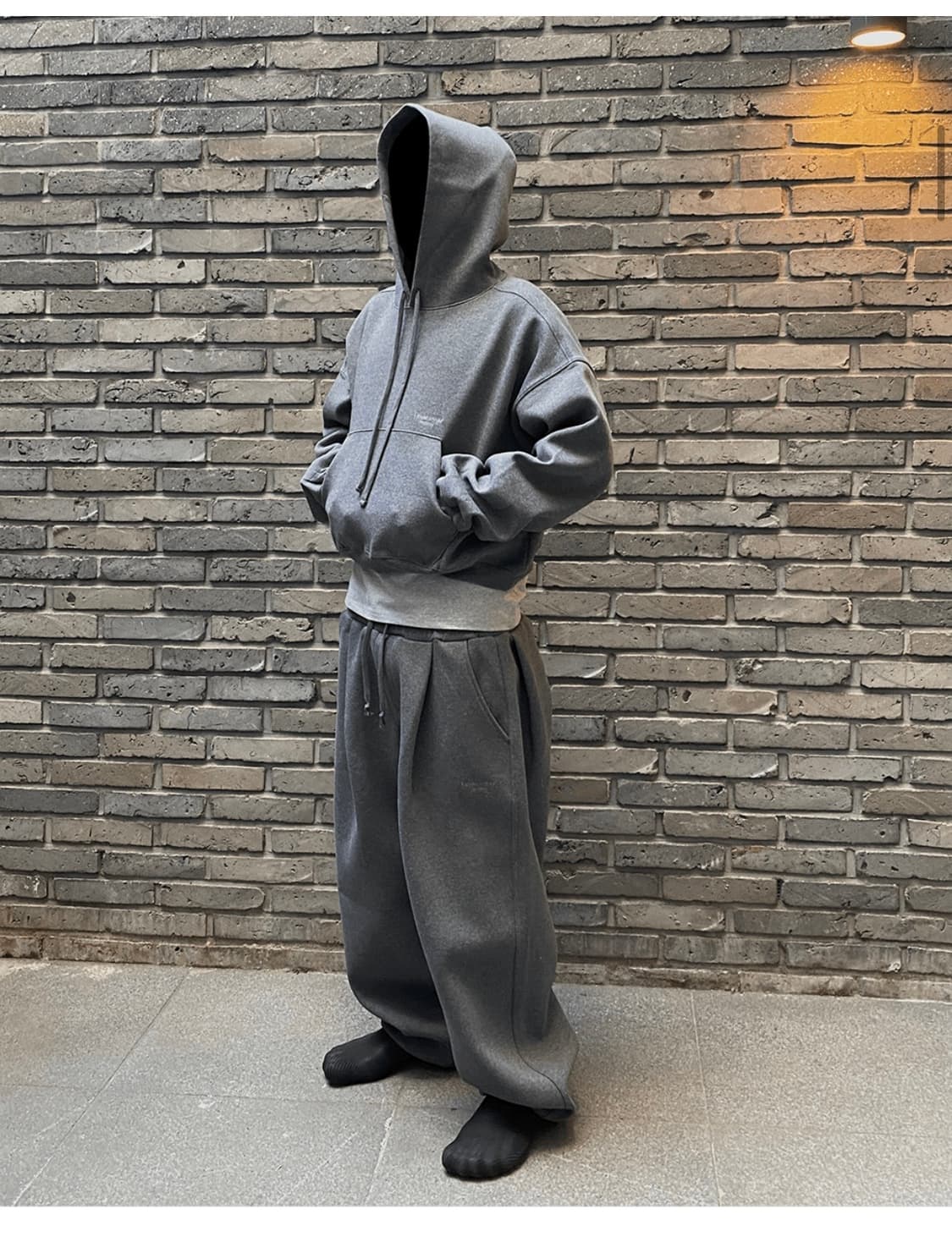 (새상품) 언더마이카 후드 바지 세트 셋업 상품이미지4