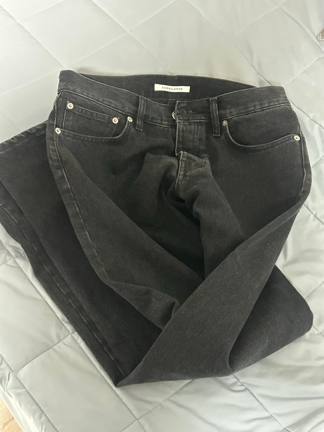 선플라워 루즈 워시드 블랙 30/32 상품이미지2