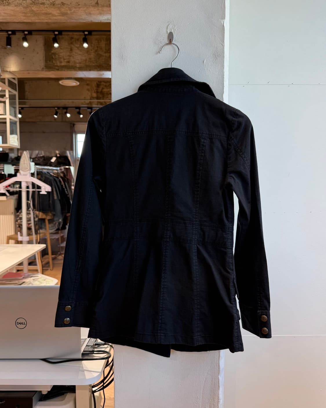 스파이어 걸 블랙 데님 라이더 자켓  상품이미지7