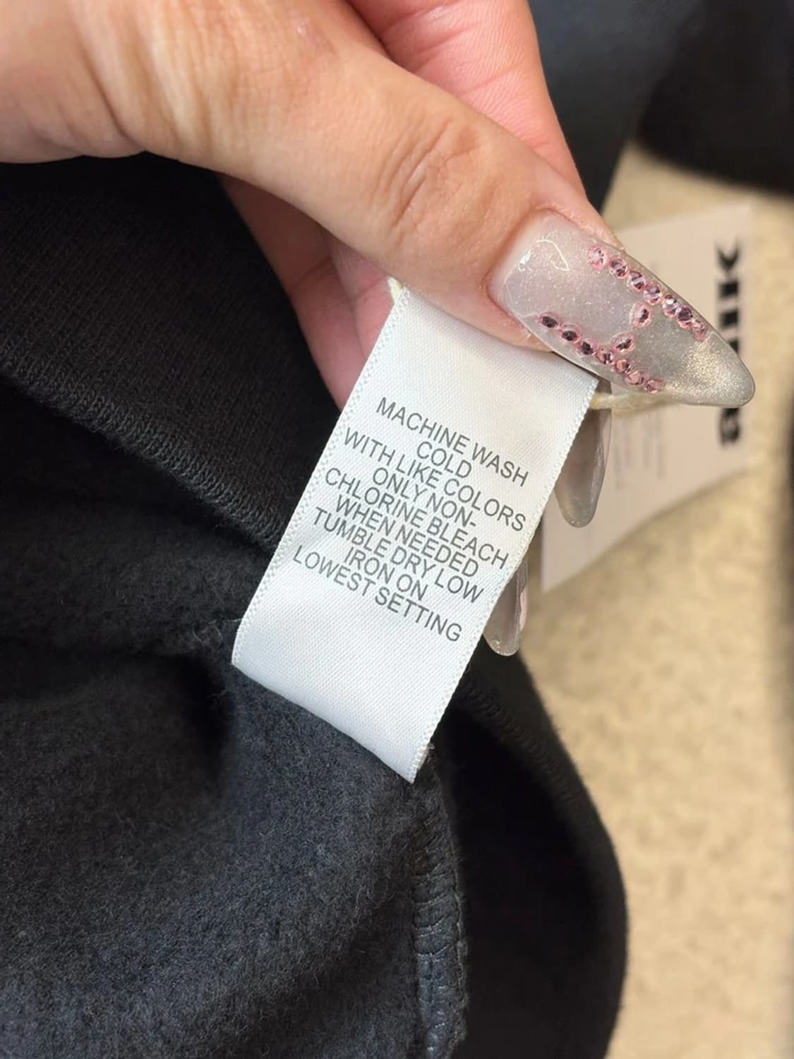 에센셜 피어오브갓 리플렉티브 백로고 맨투맨 PN6476 상품이미지9