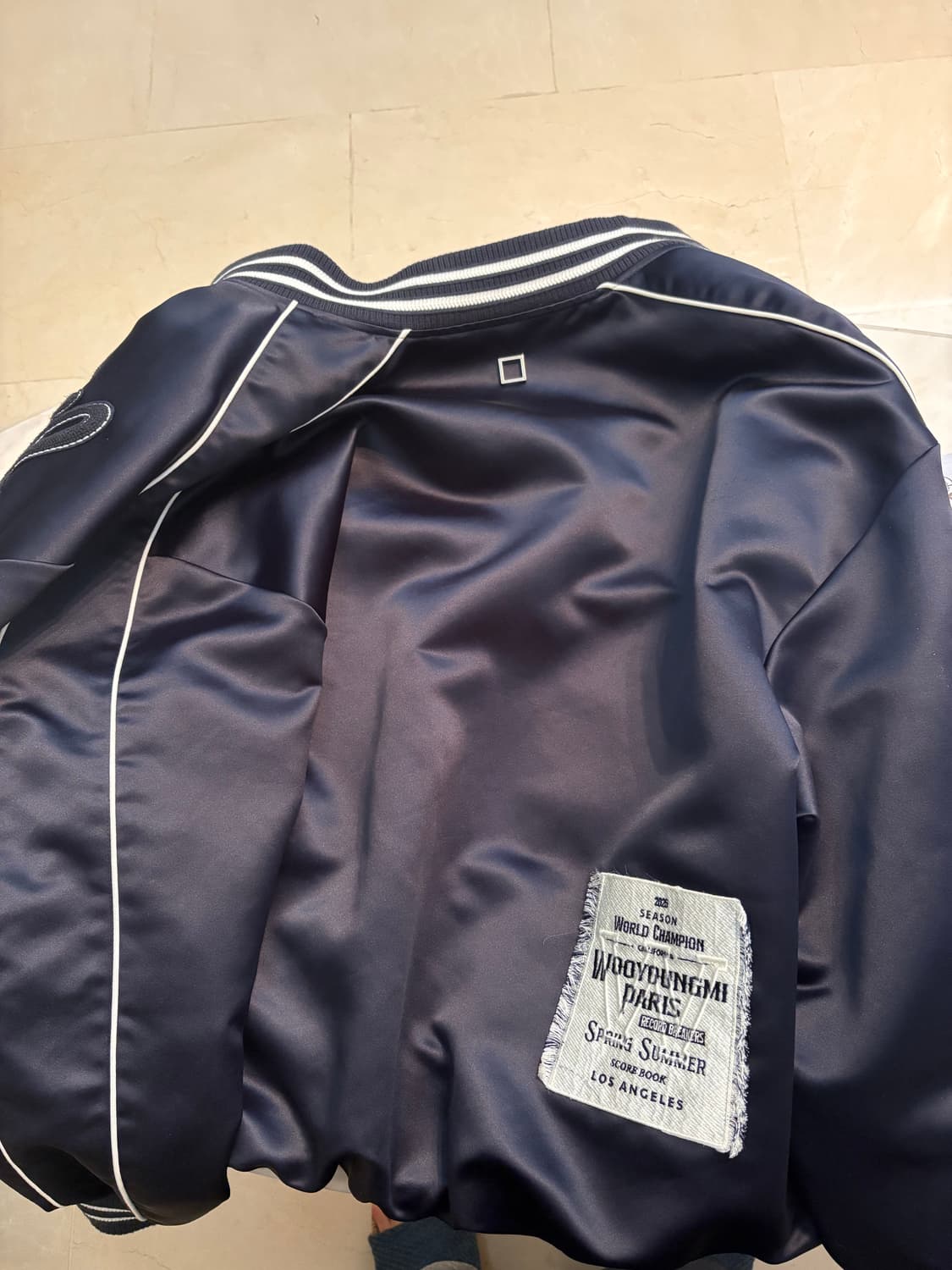 우영미 바시티 자켓 25 s/s 상품이미지5