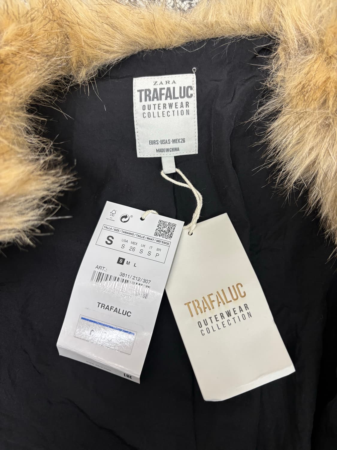 [ZARA TRAFALUC]DeadStock Fake Fur None-N 상품이미지5