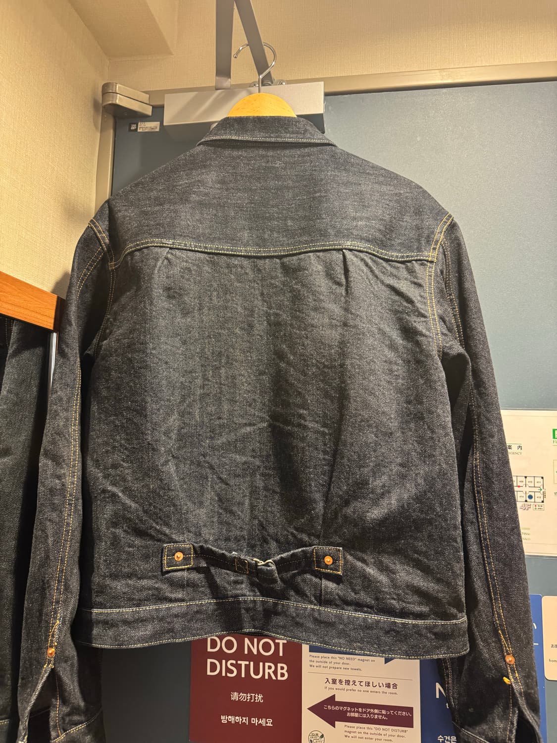 캐피탈 14온즈 데님 1ST 원 워시 자켓 인디고 상품이미지5