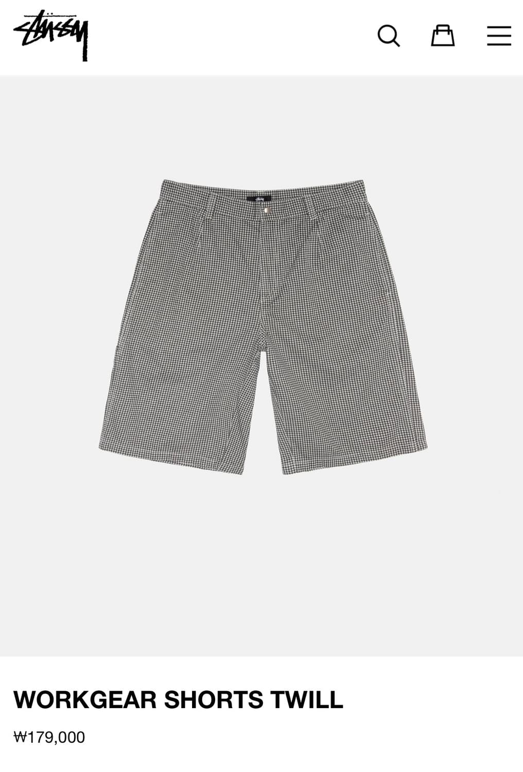 스투시 쇼츠 상품이미지1