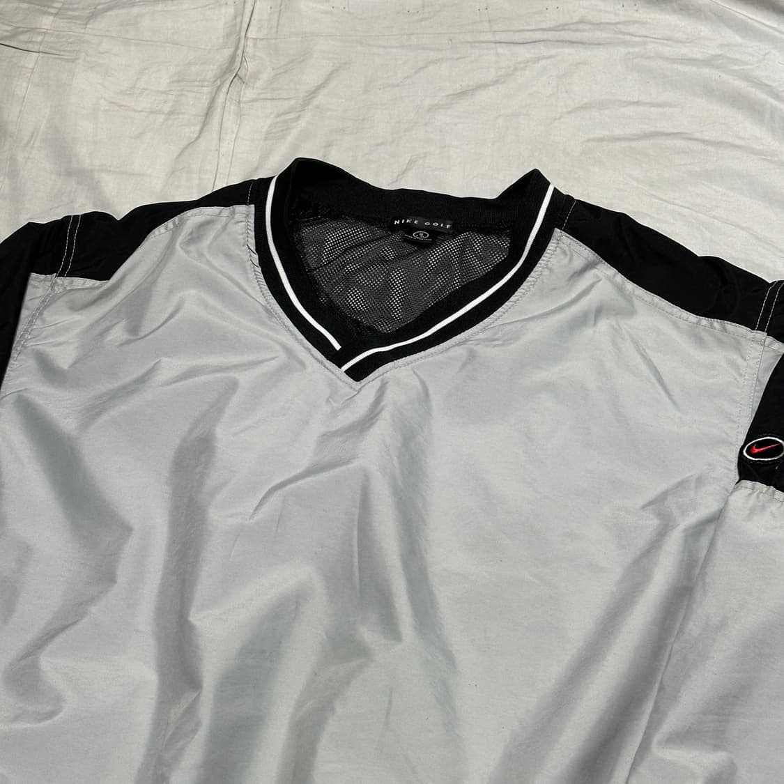 S 90’s 나이키 골프 올드스쿨 V넥 웜업 상품이미지1