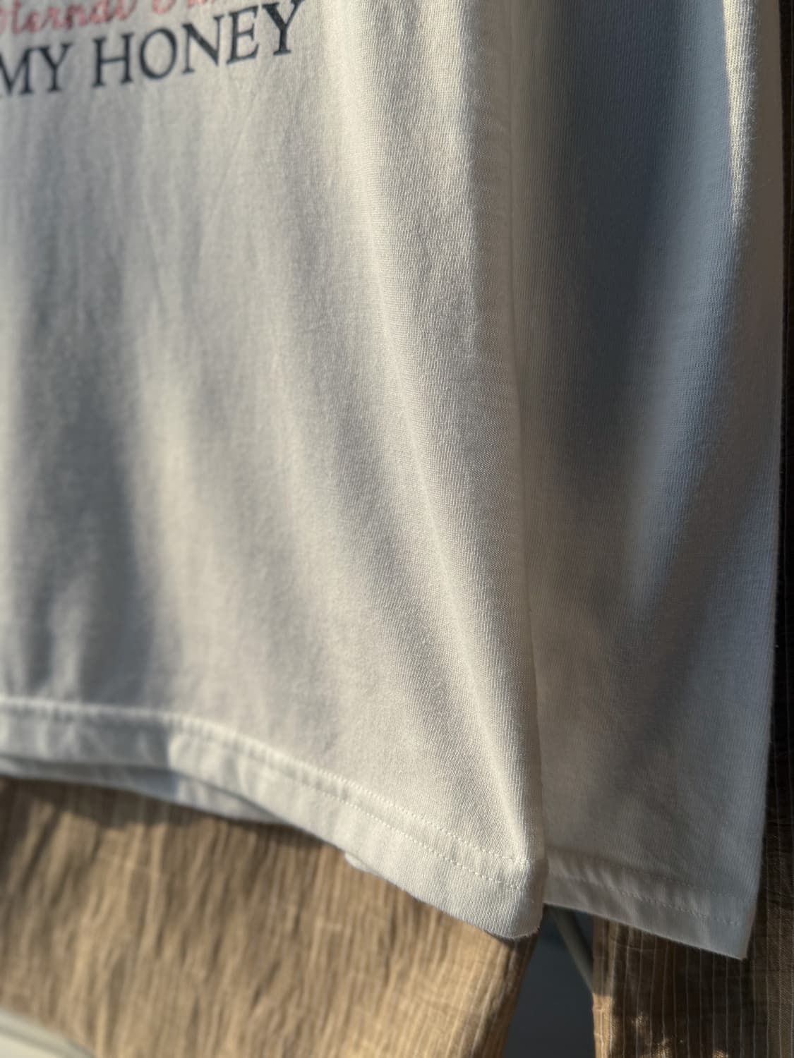 Beaded Lettering T-Shirt 0358 상품이미지4