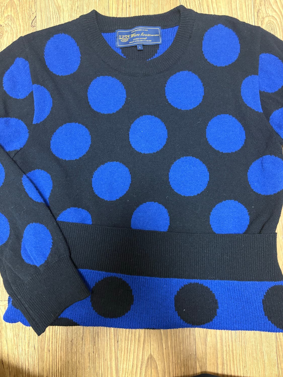 도트무늬 니트 상품이미지2