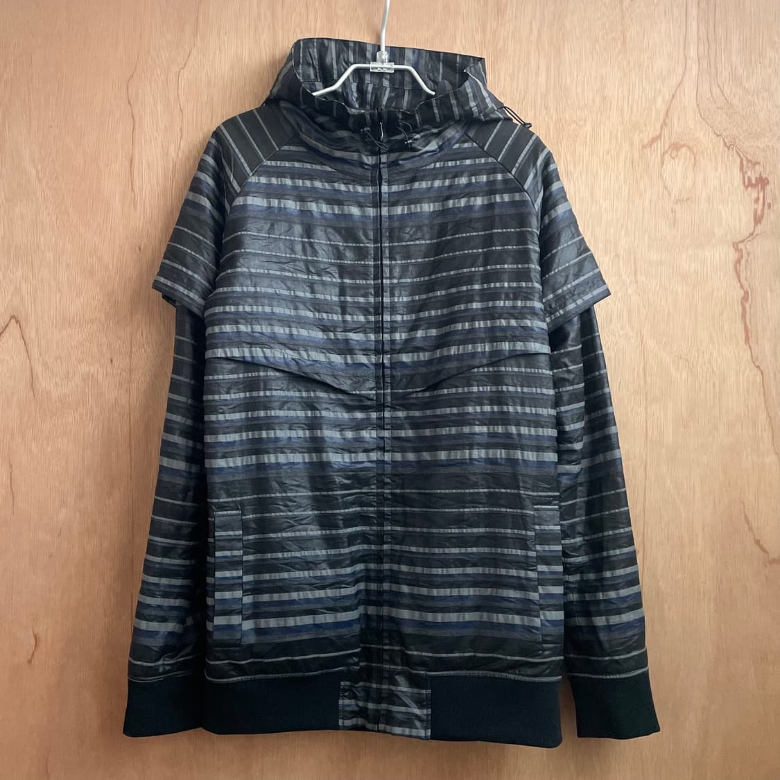 undecorated MAN 레이어드 슬리브 후드집업 상품이미지3