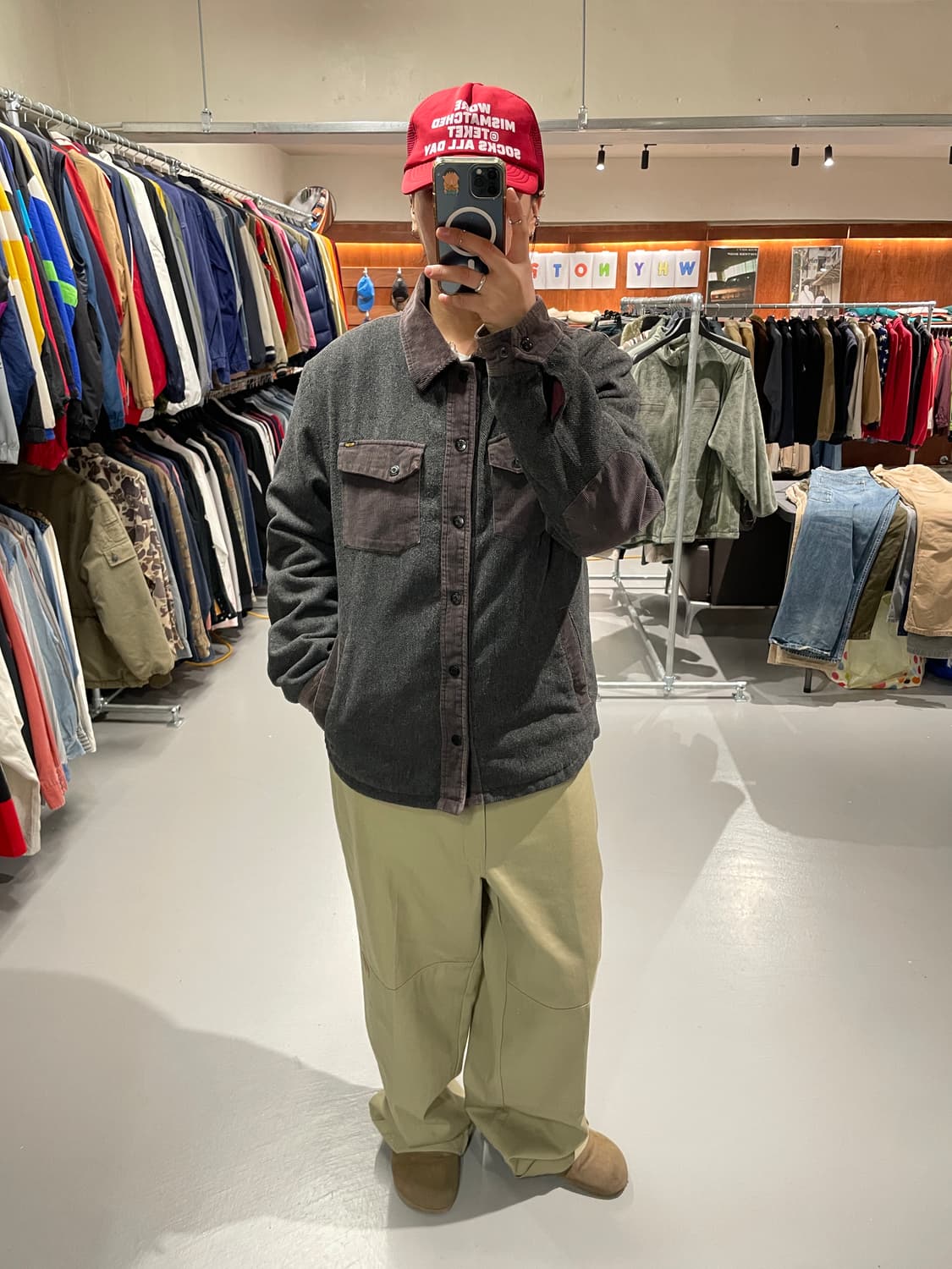 볼컴 코듀로이 울 셔츠 자켓   상품이미지5