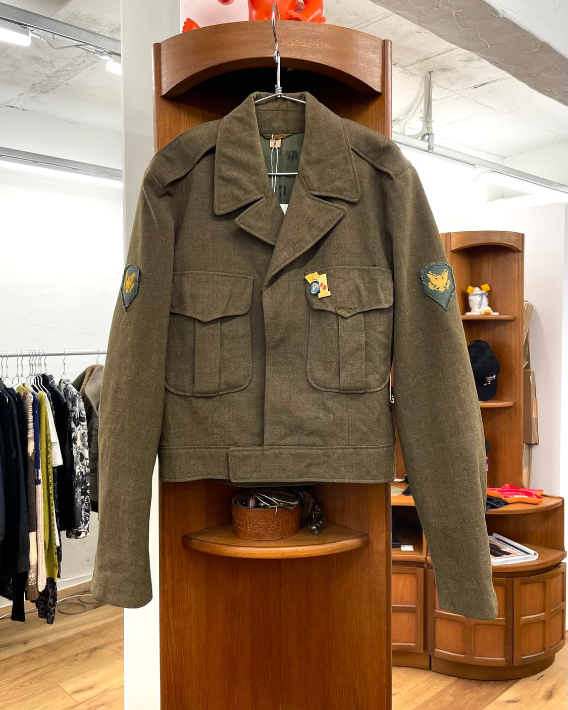 [36] 50s 밀리터리 오피서 자켓 상품이미지1