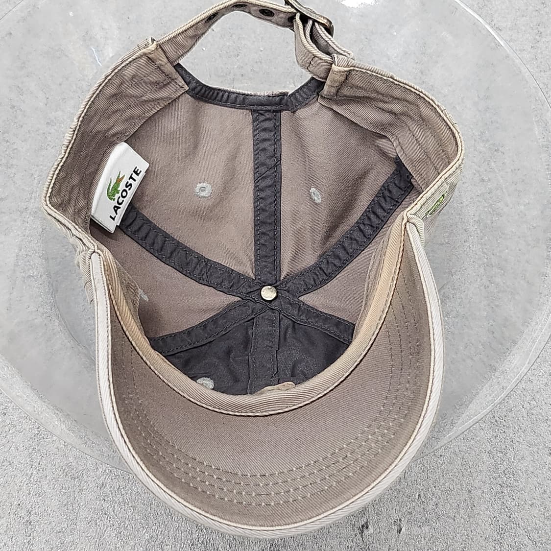 라코스테 정품 빈티지 볼캡 58cm  상품이미지7