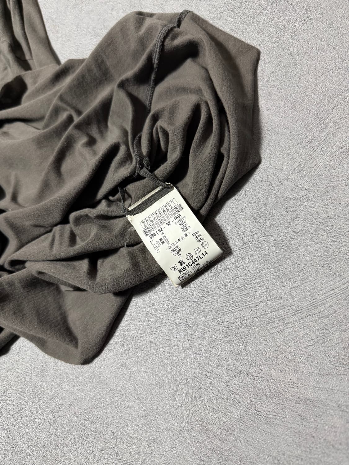 릭오웬스 드레이프 슬리브리스 원피스 상품이미지6