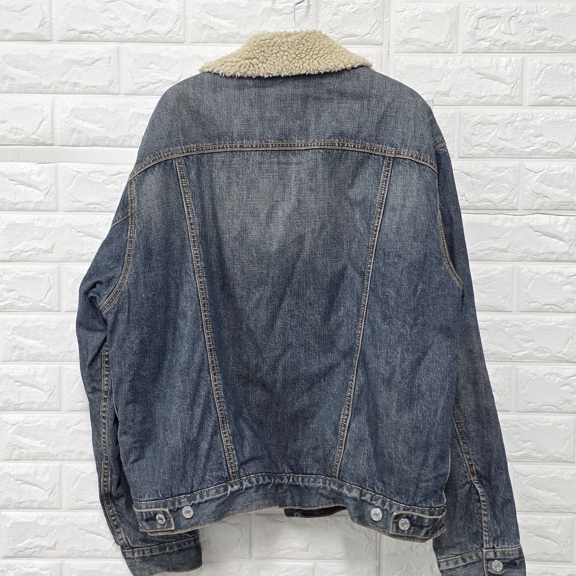 택포// 리바이스 데님 쉐르파 청자켓 M-L 상품이미지4