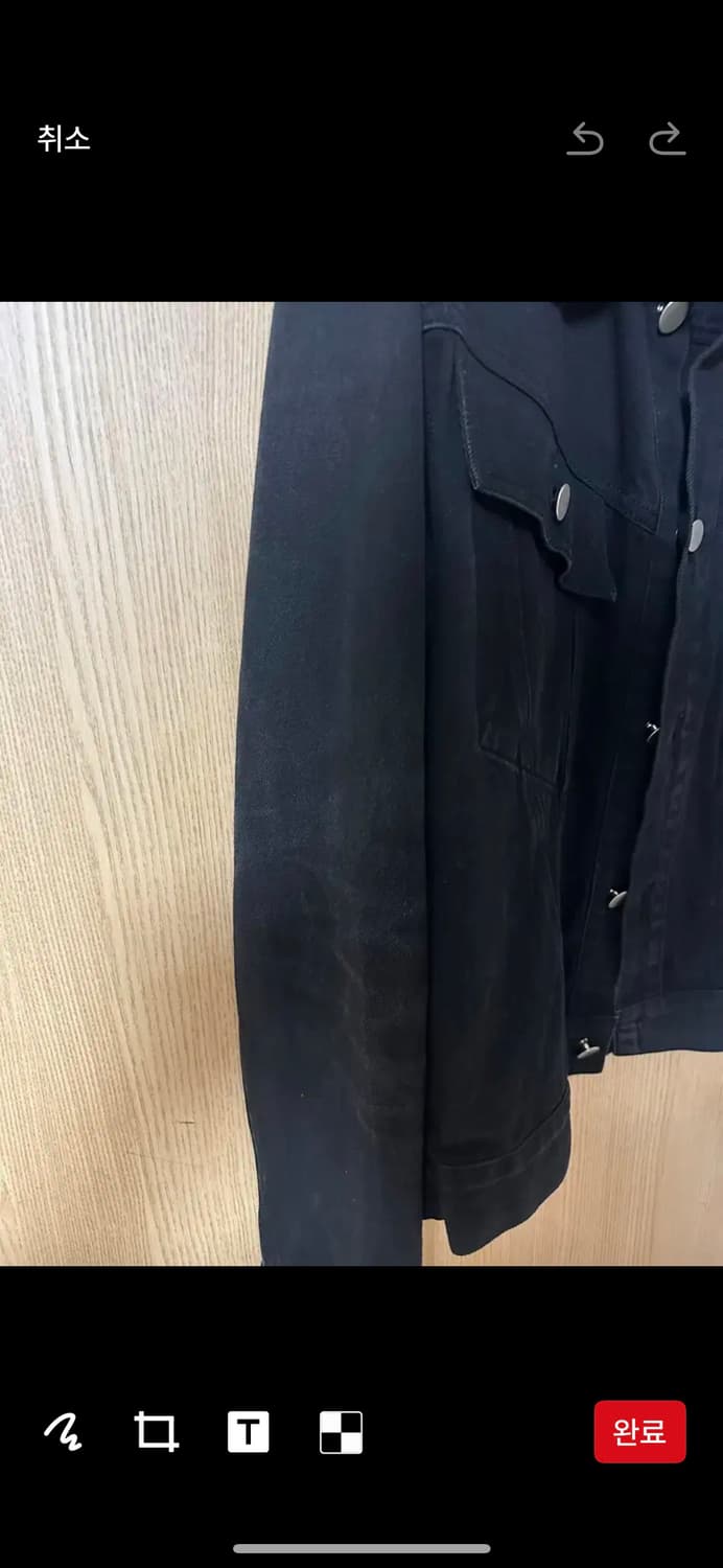 지즈루이스 블랙 데님자켓 M 상품이미지6