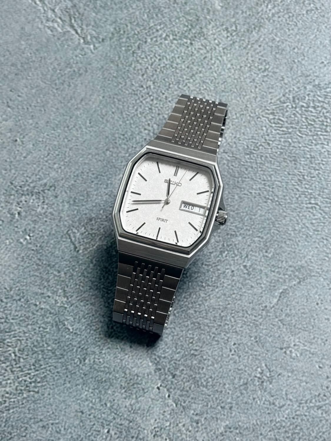 세이코 Seiko SPRIT 스퀘어 쿼츠 데이 데이트 상품이미지7