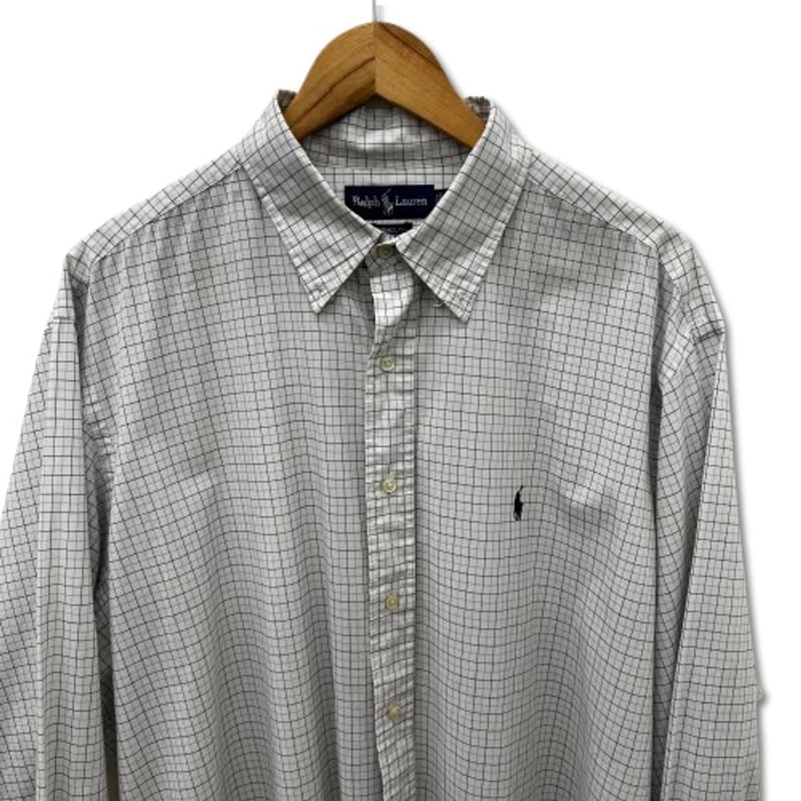 폴로 랄프로렌 버튼 다운 긴팔 체크 셔츠 상품이미지3