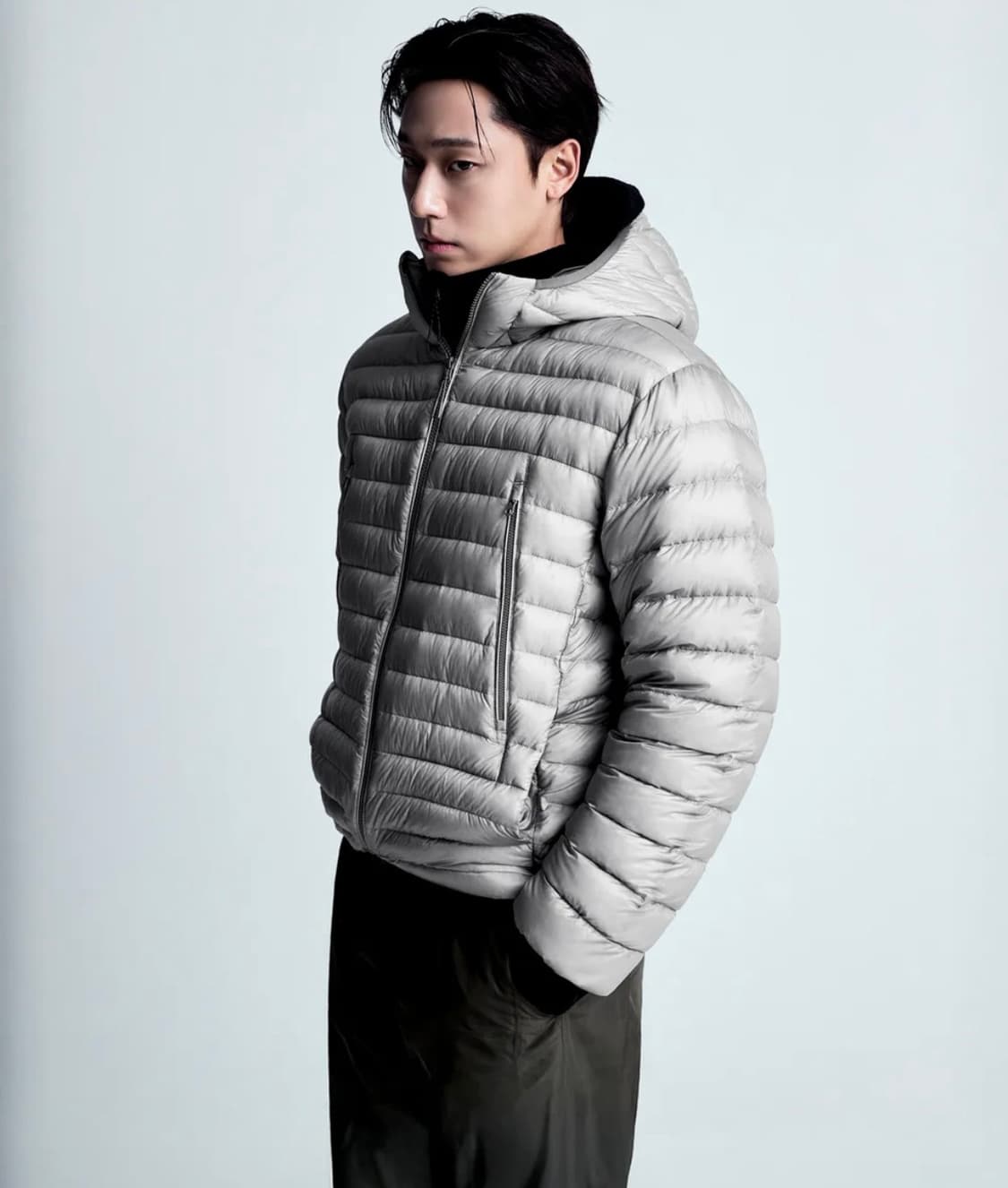 [XXL] 무신사스탠다드 시티레저 경량패딩 라이트 그레이 상품이미지1