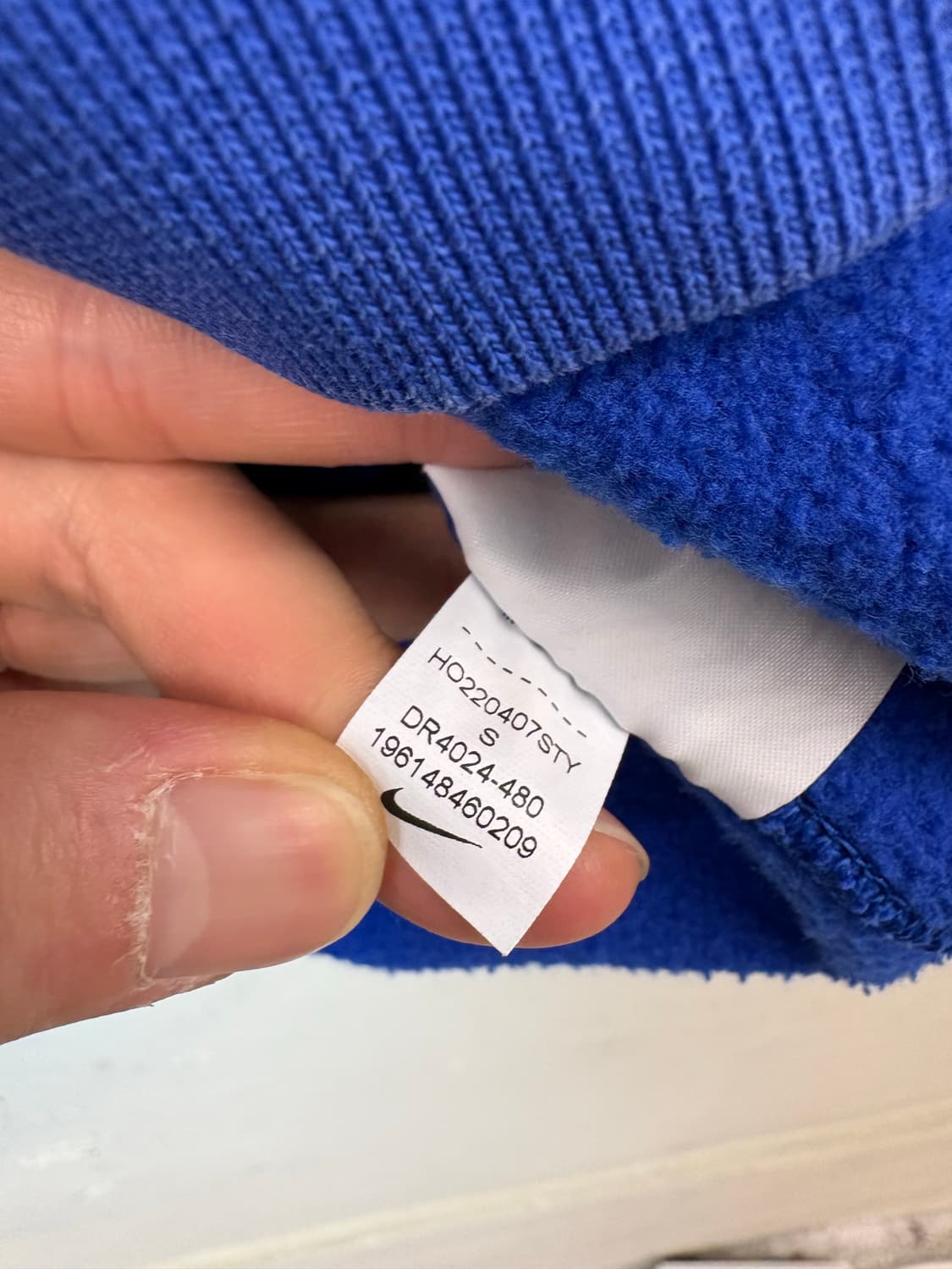 나이키 스투시 NRG 워시드 크루넥 맨투맨 블루 상품이미지8