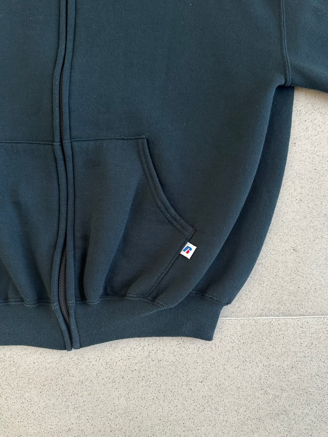 00s 빈티지 러셀 후드집업 그린 M 상품이미지3