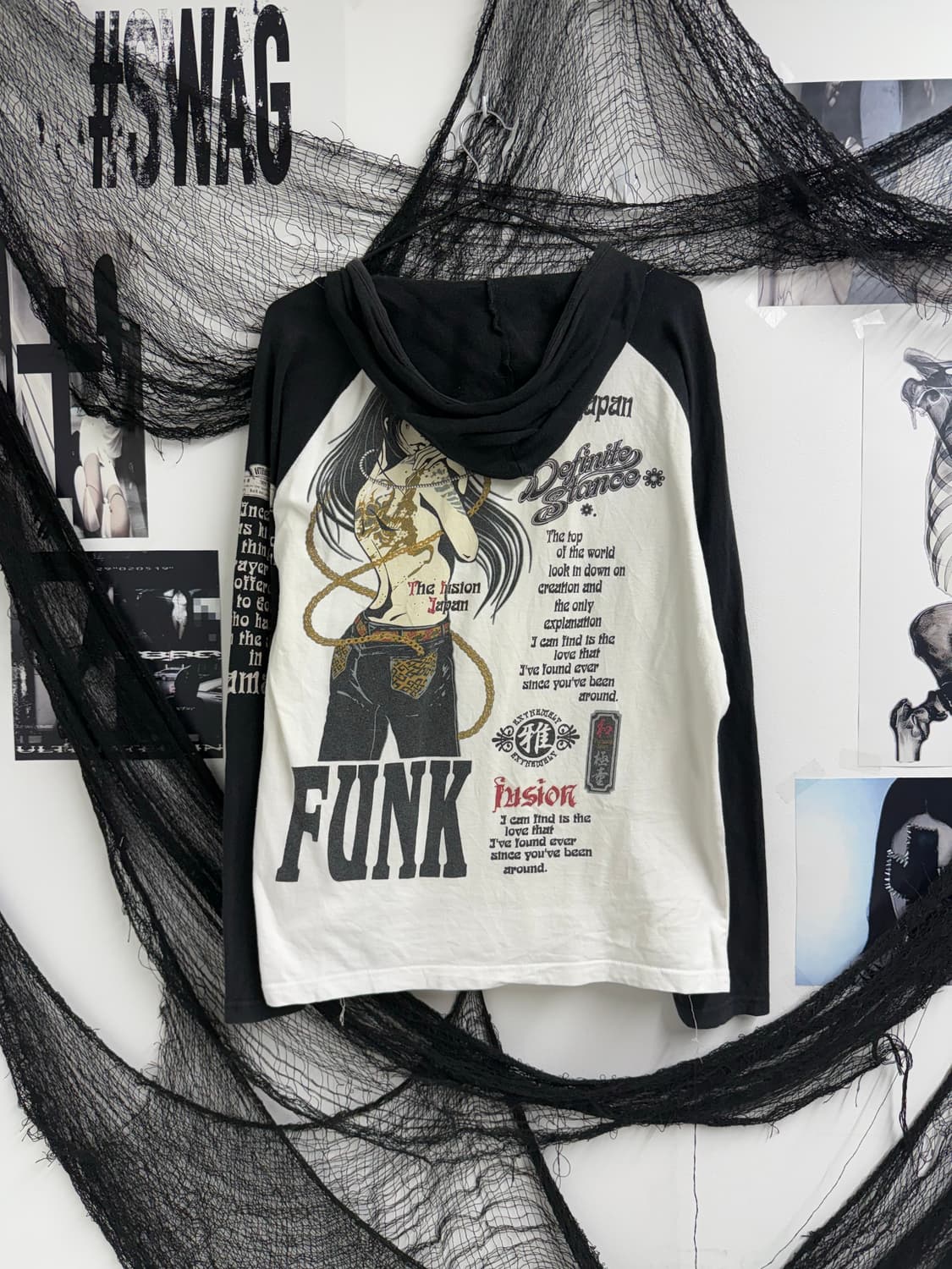 Oriental mood printing hoodie longsleeve 상품이미지1