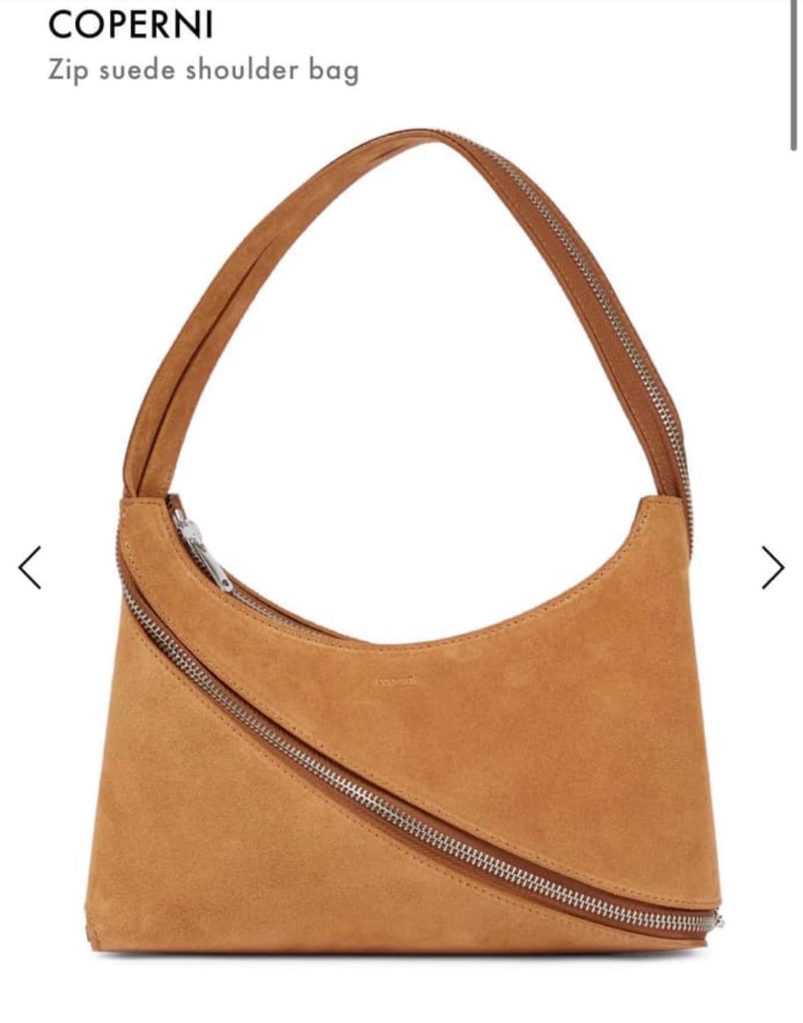 코페르니 스웨이드 지퍼 숄더백 상품이미지2