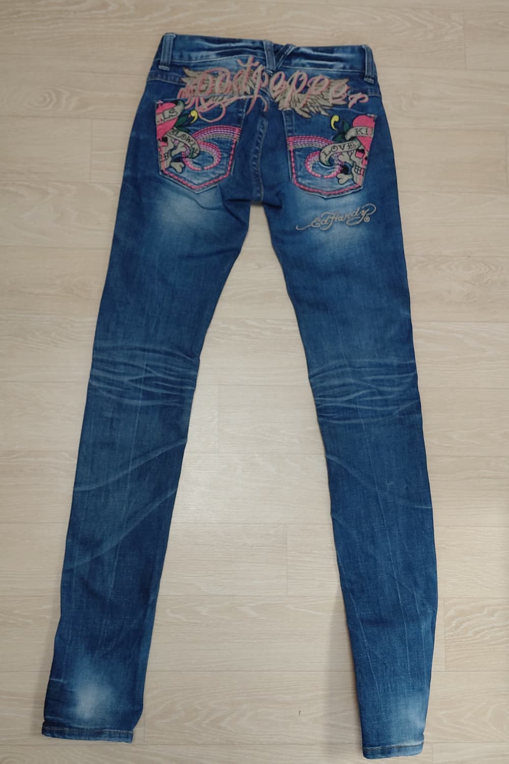 레드 페퍼×에드하디 콜라보 로우라이즈 스키니진 상품이미지3