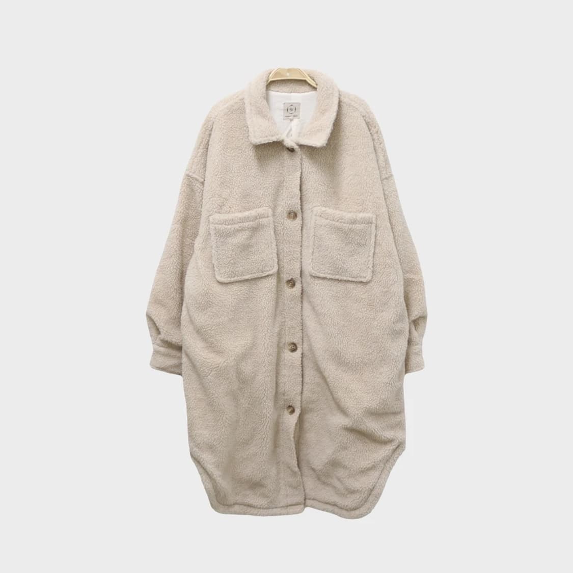 사만사모스2 후리스 롱 코트 61108 상품이미지1