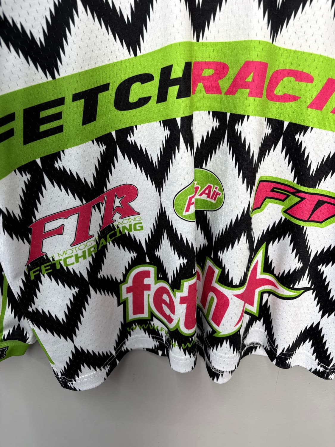 페치선데이 멀티패턴 매쉬레이싱 져지탑 A3621 상품이미지3