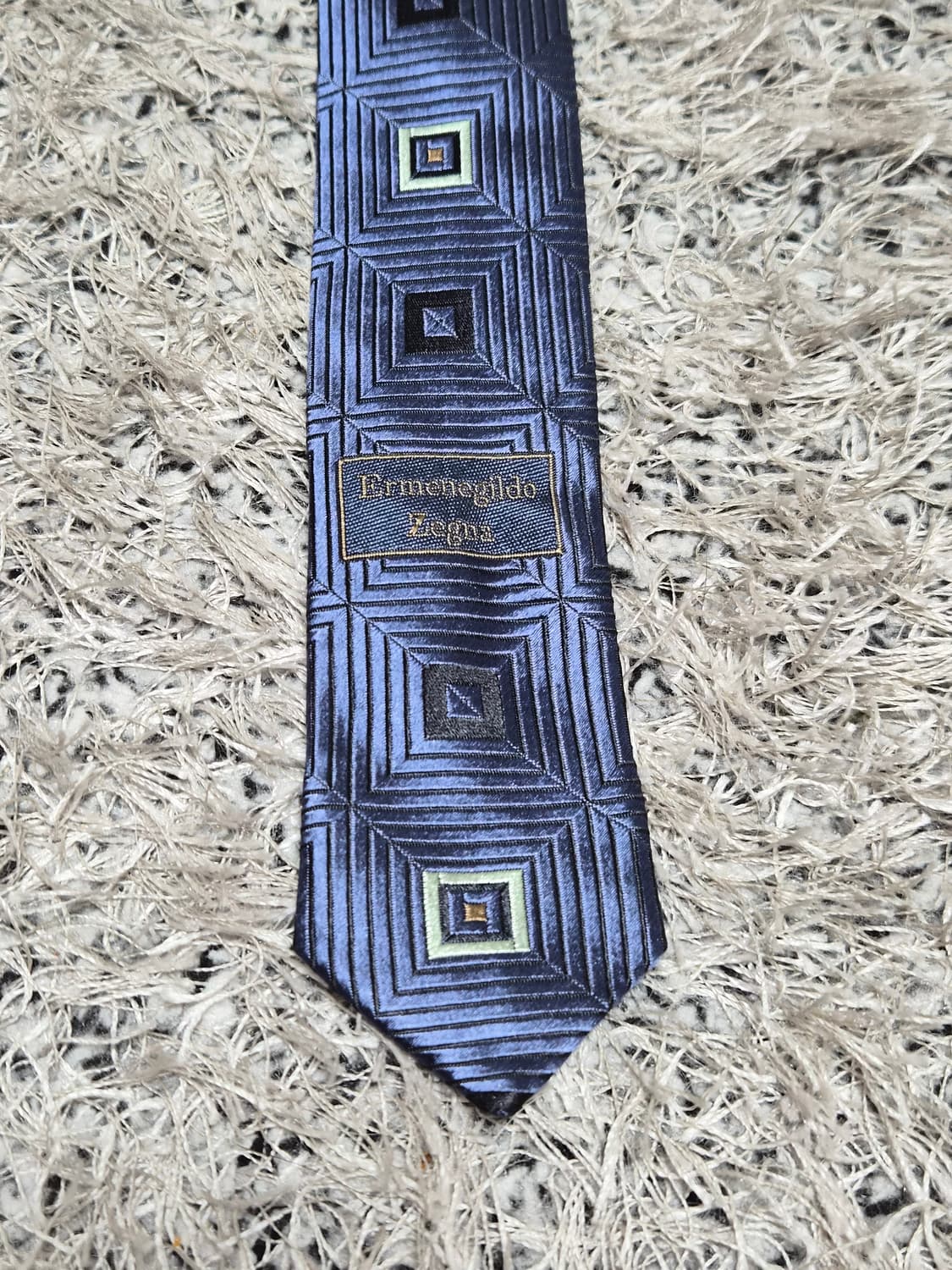 에르메네질도제냐Zegna 패턴 넥타이 Free - N76 상품이미지7